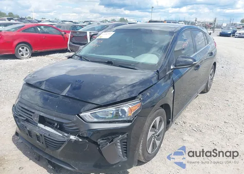 2018 Hyundai Ioniq Hybrid Sel from USA, damaged, VIN KMHC75LC4JU060560